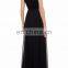 Real Images Customized A-line chiffon gown with lace Embroidery Evening Dresses 2015