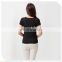 Ladies' short sleeves crew neck fitted base T-shirt Spring Summer