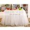 Fancy New Design Pink Dreamlike Tulle Tutu Table Skirt