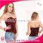 mature woman Steel Boned red Underbust Back lacing Waist slimming Corset