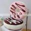 Round Creative 3D plush Chocolate cushion For sleep sofa