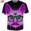2017 t shirt custom printed 3d sublimation printing man tshirt