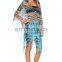 2015 sexy chiffon and rayon kaftan dress bikini cover ups