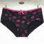Yun Meng Ni Sexy Underwear Custom Fancy Lip Print Lady Brief Soft Cotton Women Mature Panties
