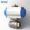 INVCO CF8M /CF8 Pneumatic 2-PC Stainless steel ball valve with pneumatic actuator