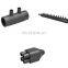 PE HDPE Pipe Fittings hot-melt Socket Bend 90 Degree Elbow