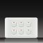 push button wall switch socket Digit Telephone Socket with Data Socket