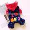 Dog clothes print mom nice pet apparel pet clothes coral fleece