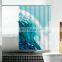 Customized African Print Digital Printing Waterproof Shower Curtain
