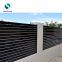 Aluminum horizontal slat fence