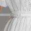 TWOTWINSTYLE Chiffon Patchwork Embroidery Lapel Collar Lantern Sleeve High Waist Loose Slim Shirt Female