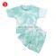 Infant Baby Girls Tie-dye Printed Clothes Sets For 1-5Y Summer Short Sleeve Print Boy T Shirts Tops+Shorts Pants Kids Boy Suits