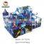 Large castle style ,Eco-friendly kids paradise indoor playground with slide