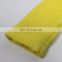 High quality warm and comfortable baby hooded bath robe coral fleece yellow bathrobe for baby