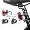 IP65 Waterproof Aluminum Alloy a set led  Bicycle Front and Tail Light  for Outdoor Activities