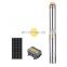 3LSC-H solar  100m dc water with pump for farming deep bore well submers  motor