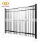 Factory supply bent top metal steel fence panel