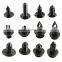 JZ car black inner decoration clips auto plastic fasteners body clips