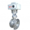 manual stainless steel pneumatic electric butterfly valve