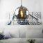 Smoke Color Glass Pendant Light Decorative Restaurant Hanging Lamps