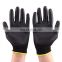 4131 Ultra-thin Black Work Glove Polyurethane Palm Coated PU Dipping Inspection Gloves