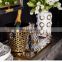 Modern Luxury  Gold Circle White Ceramic Home Decoration Nordic Flower Vase