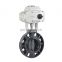 COVNA Electric Actuated PVC Motorized Butterfly Valve UPVC