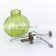 Longan 250ml 8oz Green Glass Boston Bottles With ABS Plating Plastic Pump Soap Dispenser Bottle For Lotion