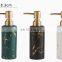 Luxury Marble Design Bathroom Kitchen Shampoo Bottle With Pump Ceramic Liquid Soap Lotion Dispenser