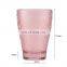 Fashion 3pcs Pink Glass Bathroom Accessories Set