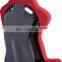 Bucket Fiberglass Seat Sport Carbon Fiber Car Seat Soft Cushion Boat Memory Foam Fabric Cloth Racing Seat