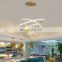 Modern Ceiling Light Fixtures New Designer Led Round Chandelier Circle Pendant Lights