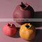 ENO Modern Morandi color ceramic pomegranate  Crafts ornaments home decor Flower vase