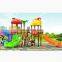 Hot sale simple plastic commercial kids outdoor playground equipment slides