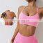 Wholesale Backless Crop Sports Bra Women Nylon Spandex Sexy Sling Straps Yoga Quick Dry Tops