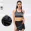 MOQ 1 Pcs Start Bra Match Skirt Two Piece Golf Tennis Yoga Suit Set Women Imitation Leather Workout Running Casual Wear Clothes