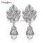 Latest Design Statement Grand Party Indian Look Luxury Earrings Pearl Jewelry