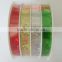 Colorful PP Ribbon with Plastic Roll/ Promotion High Quality Professional Customized Gift Ribbon /Plastic Coated Nylon Webbing