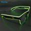 Glow in Dark Party AAA Battery Wire/Wirelss Light up EL Glasses
