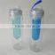 Plastic fruit infuser water bottle portable