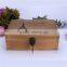 Zakka multifunctional lock storage box , coffee old wooden box