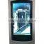 Floor stand touch screen lcd kiosk display double screen /kiosk stand pc touch screen