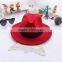 2015 Hot 5colors Adjusted ladies wool felt hat wide brim fedora hat European Style wool felt Fedora