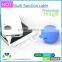 Useful convient multi phone cable in a silicon ball ,4 in 1 mobile phone cable
