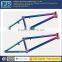 China high precision hot sale titanium alloy bicycle frames