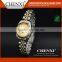 Business Gift Japan Original Quartz Water Resistant Luxury Ladies Gold Watch