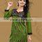 hot selling 2015 designer long tunic dress, indian traditonal pakistani kurti design, beautiful gorgette kurti