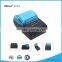 Handheld rechargeable mini printer with 1500mA lithium battery inside