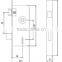 High quality 50mm double deadbolt door lock body