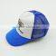 New Fashion Stylish Unisex Printing Golf Outdoor Sport Bule Colour Baseball Cap Promotion Custom Mesh Cap With Velcro closure